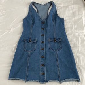 sadie & sage denim button up dress